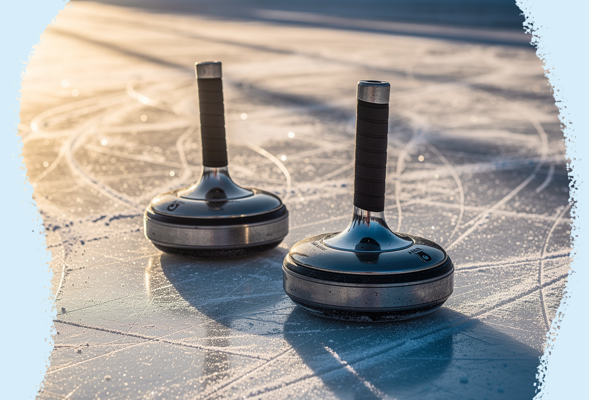 Eisstockschießen und Curling auf der Eisbahn bei ICEDOUT BERLIN im Horst-Dohm-Stadion in Charlottenburg/Wilmersdorf Eisstockschießen und Curling auf der Eisbahn bei ICEDOUT BERLIN im Horst-Dohm-Stadion in Charlottenburg/Wilmersdorf